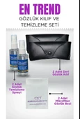 2li Gözlük Kılıfı, Silme Bezi Ve Temizleme Seti - 1