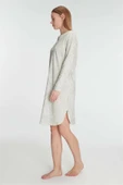 Amora Secret Pamuklu Uzun Kollu Gecelik thumbnail 3