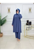 Kadın Tesettür Takım 2'Li Tunik & Pantolon Takımı - 3