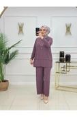 Kadın Tesettür Pantolonlu Takım 2'Li Tunik & Pantolon Takımı - 3