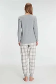 AmoraSecret AmoraSecret Pamuklu Uzun Kol Pijama Takımı - 2