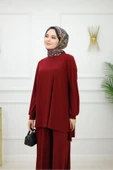 Kadın Tesettür 2'Li Takım Pantolon & Tunik Takımı - 3
