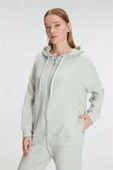 AmoraSecret AmoraSecret Pamuklu Homesuit Kapüşonlu Fermuarlı Ev Giyim Pijama Takımı - 3