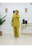 Kadın Tesettür Takım 2'Li Tunik Pantolon Takımı thumbnail 3