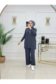 Kadın Tesettür Takım 2'Li Tunik Pantolon Takımı thumbnail 5