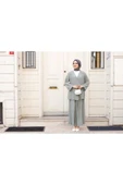 Kadın Tesettür Takım 2'Li Kimono & Pantolon Takımı - 7