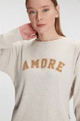 AmoraSecret AmoraSecret Yeni Sezon Kışlık Pamuklu Uzun Kol Pijama Takımı - 4