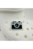 Crocs Terlik Süsü ve Aksesuarı , Çanta Süsü – Jibbitz 3D Kabartma Fotoğraf Makinası Görsel Figür Aksesuar - 1