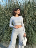 Bol paça altüst takım gri w1197 thumbnail 2