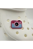 Crocs Terlik Süsü ve Aksesuarı , Çanta Süsü – Jibbitz 3D Kabartma Fotoğraf Makinası Görsel Figür Aksesuar - 1
