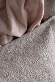 Çift Kişilik Alberta Blush Nevresimli Yatak Örtülü Battaniyeli Set - 3