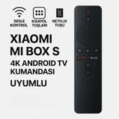 Polham Xiaomi Mi Box S 4K Android TV Uyumlu Bluetooth Kumanda, Netflix Tuşlu Mi Box S 4K Kumanda - 6