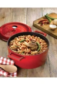 Lava Trendy Döküm 2 Li Tencere Set 24cm Derin Ve Basık Kırmızı thumbnail 1