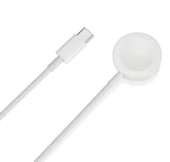 ScHitec Type-C Girişli Universal İ-watch Akıllı Saat Şarj Cihazı Beyaz C49T - 1