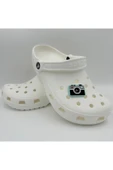 Crocs Terlik Süsü ve Aksesuarı , Çanta Süsü – Jibbitz 3D Kabartma Fotoğraf Makinası Görsel Figür Aksesuar - 3
