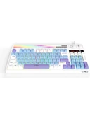 Claw's Spectrum K1 Fonksiyonel Çift LCD Ekran & Çift Rgb - Ses Kontrolcülü Membran 94 Tuşlu Spectrum Rgb Modlu Gaming Klavye - 1