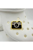 Crocs Terlik Süsü ve Aksesuarı , Çanta Süsü – Jibbitz 3D Kabartma Fotoğraf Makinası Görsel Figür Aksesuar - 1