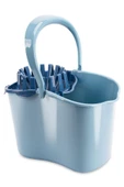 Sıkmalı Temizlik Kovası 15 litre, Standart Sıkmalı Yer Zemin Temizlik Mop Kovası Mavi thumbnail 2