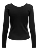 Only 15357763 Uzun Kol Kadin Body - Siyah - 2
