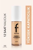 Perfect Coverage Yoğun Kapatıcı Su Bazlı Fondöten (SARI ALT TON) -103 Creamy Beige -8682536058186 - 1