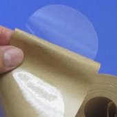 45MMX45MM ŞEFFAF ETİKET ÇAP ETİKET 1000 SARIM - 1