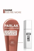 Kalıcı Parlak Likit Ruj (SÜTLÜ KAHVE) - Shine Kiss Me More Lls - 009 Coffee & Talk - 8682536083836 thumbnail 4