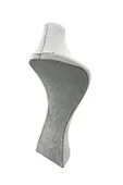 Süet Kumaş Lidya Manken Gri Renk 42/20 Cm Kolye Gerdanlık Takı Sergileme Mankeni - 2