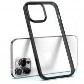 KNY Apple İphone 13 Pro Max Kılıf Renkli Silikon Kenarlı Hom Kapak Turkuaz - 4