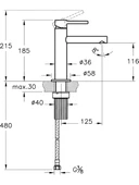 Vitra Origin Lavabo Bataryası A42556 - 7