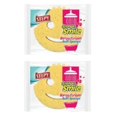 Stepy Smile Banyo Süngeri Antibakteriyel x 2 Paket thumbnail 1