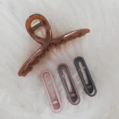 Kahverengi 4'lü Toka Seti - 1