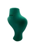 Zeus Model Süet Kumaş Yeşil Renk 29/ 22 Cm Takım Kolye Sergileme Mankeni thumbnail 3