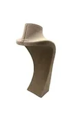 Süet Kumaş Elisia Manken Kahve Renk 25/12 Cm Kolye Gerdanlık Takı Sergileme Mankeni - 3