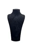 Süet Kumaş Elisia Manken Siyah Renk 25/12 Cm Kolye Gerdanlık Takı Sergileme Mankeni - 2