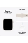 Apple Watch SE GPS + Cellular 40mm Yıldız Işığı Alüminyum Kasa + Yıldız Işığı Spor Kordon - S/M KUTUSU AÇIK SIFIR thumbnail 7