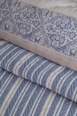 Tek Kişilik Florantine Blue Timeless Yatak Örtüsü Nevresim Prime Set - 5