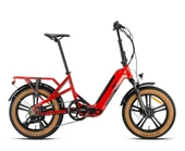 20J LOOP COASTER KOLON 7V HD ELEKTRİKLİ KATLANIR BİSİKLET - KIRMIZI - 1