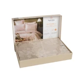 Tek Kişilik Elysian Bej Nevresim Takımı - 4