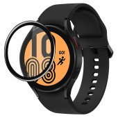 KNY Samsung Galaxy Watch 4 44MM İçin PPM Pet Ekran Koruyucu Siyah Siyah - 1