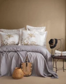 Çift Kişilik Noble Gri Bambu Pike Takımı - 1