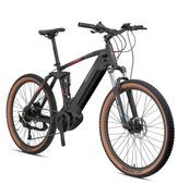 29J LOOP GRAVITY 10V ELEKTRİKLİ DAĞ BİSİKLETİ - MAT SİYAH KIRMIZI - 47 KADRO - 2