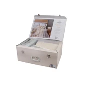 Çift Kişilik Piazza İndigo Timeless Yatak Örtüsü Nevresim Prime Set - 6