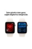 Apple Watch SE GPS + Cellular 40mm Yıldız Işığı Alüminyum Kasa + Yıldız Işığı Spor Kordon - S/M KUTUSU AÇIK SIFIR thumbnail 5