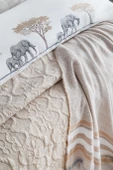 Çift Kişilik Aleph Linen Timeless Yatak Örtüsü Nevresim Prime Set - 6