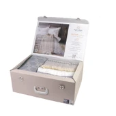 Çift Kişilik Crown İndigo Timeless Yatak Örtüsü Nevresim Prime Set - 5