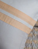 Çift Kişilik Pisagor Bej Timeless Yatak Örtüsü Nevresim Prime Set - 2