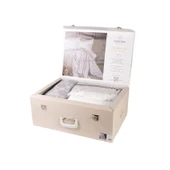 Çift Kişilik Crown Gray Timeless Yatak Örtüsü Nevresim Prime Set - 6