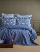 Çift Kişilik Freely İndigo Bambu Pike Takımı - 1