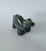 Deve Biblo Doğal Siyah Onix Taşı Mermer Hayvan Heykel Ev Ofis Masa Süsü Dekoratif Obje thumbnail 7