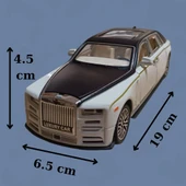 Metal Araba Çek Bırak Rolls Royce Krem Sesli ve Işıklı - 2